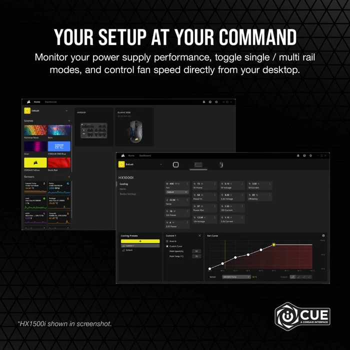 Corsair HXi Series 2023 HX1000i 1000W, ATX 3.1