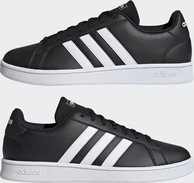 adidas Grand Court Base core black/cloud white (Herren)