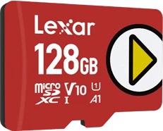 Lexar PLAY R150 128GB, UHS-I U1, A1, Class 10