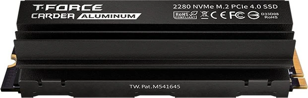 TeamGroup T-Force Cardea Aluminium A440 Pro 2TB, M.2 2280 / M-Key / PCIe 4.0 x4, Kühlkörper