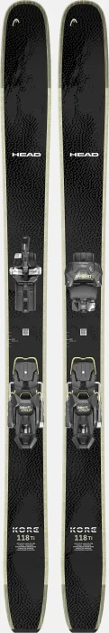 Head KORE 118 Ti Freeride + Attack Hybrid 14 MN/PT (inkl. Bindung) (Modell 2025/2026)