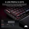 Corsair Vanguard 96, schwarz, LEDs RGB, MLX Plasma, USB, DE Vorschaubild