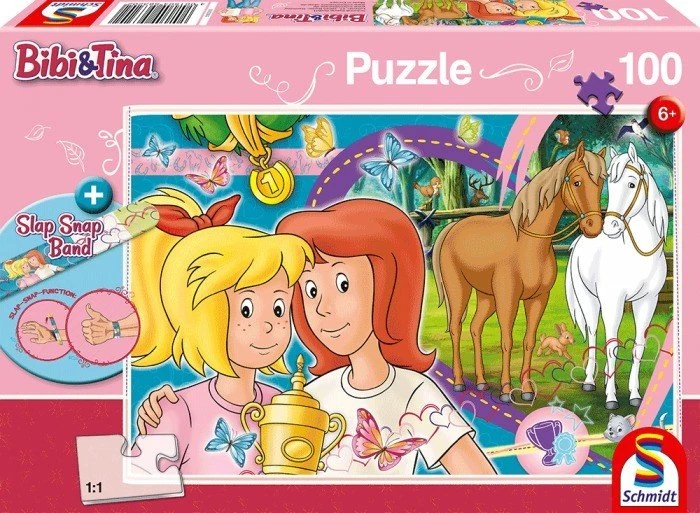 Schmidt Spiele Bibi & Tina Pferdeglück + Slap-Snap-Band