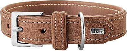 Hunter Porto Hundehalsband, Leder, nachhaltig, 30 (XS)