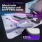 Nyfter Nyfpad XXL Liquid Premium Gaming Mousepad, 900x500mm, Design weiß/blau Vorschaubild