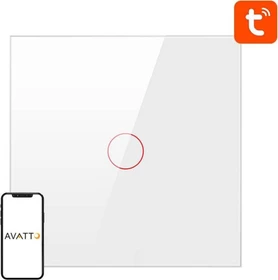 Avatto ZigBee Smart Light Switch 1-fach, weiß