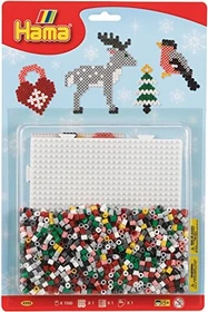 Hama Große Blister-Packung Weihnachten Waldtiere