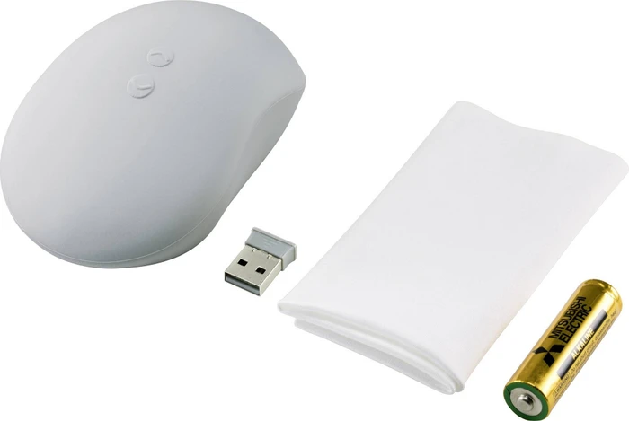 Renkforce Hygiene-Funkmaus grau, antimikrobiell, IP53 spritzwassergeschützt, USB
