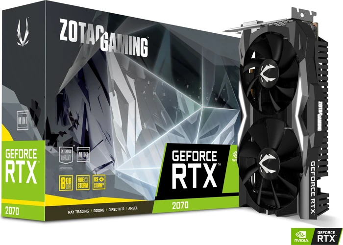 Zotac Gaming GeForce RTX 2070 Mini, 8GB GDDR6, DVI, HDMI, 3x DP
