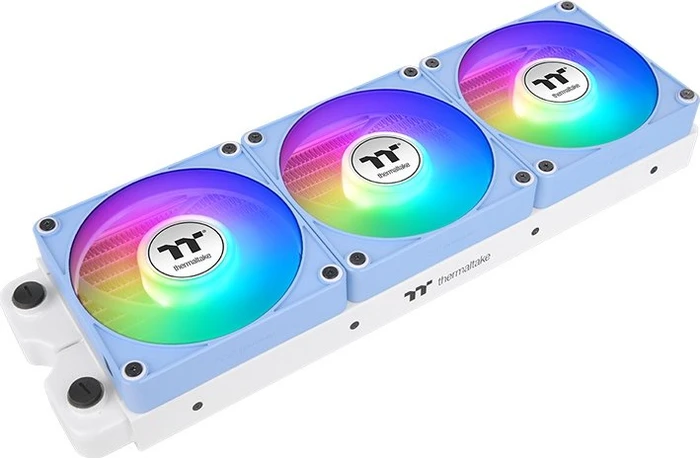 Thermaltake CT140 EX ARGB Sync Reverse Hydrangea Blue, blau/weiß, 140mm, 3er-Pack