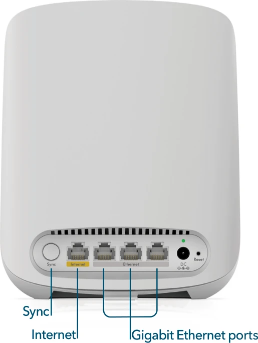 Netgear Orbi Wi-Fi 6, 350 Serie RBR350, Router, AX1800