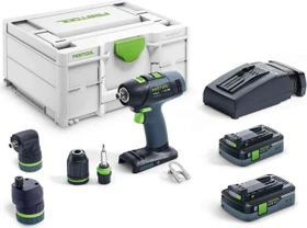 Festool T 18+3 HPC 4.0 I-Set Akku-Bohrschrauber inkl. Systainer + 2 Akkus 4.0Ah