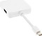 InLine Mini Displayport [Stecker] auf HDMI/DVI [Buchse] Adapter weiß Vorschaubild