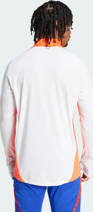 adidas Tiro 24 Competition Funktionsshirt langarm white/app solar red (Herren)