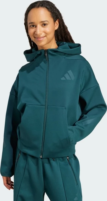 adidas Z.N.E. Zip Hoodie aurora ivy (Damen)