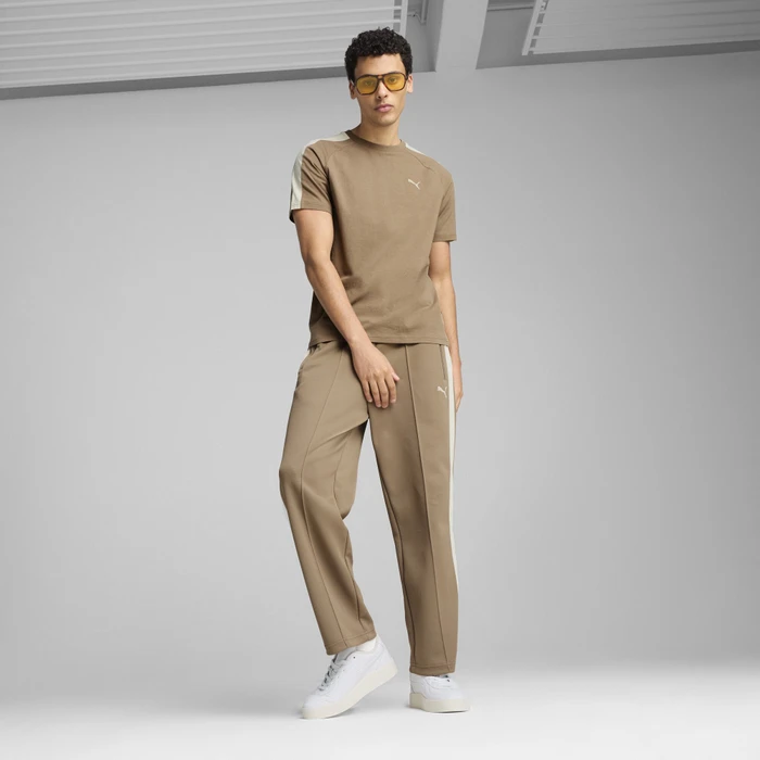 Puma T7 Always On Relaxed Trainingshose lang totally taupe (Herren)