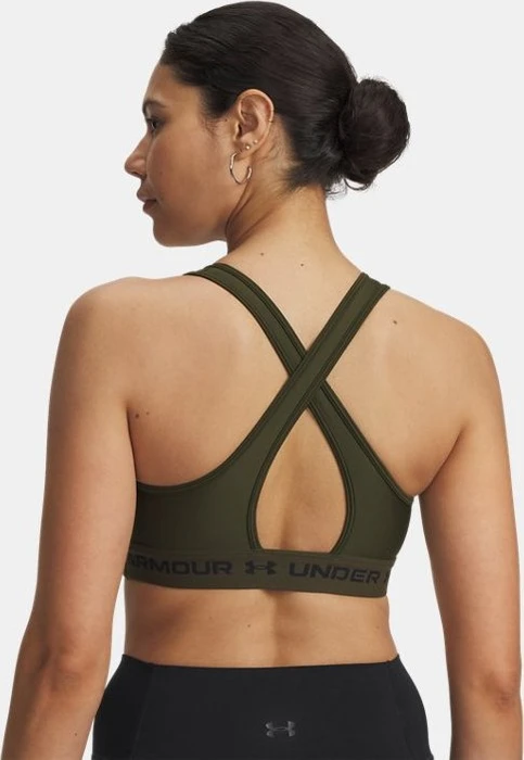 Under Armour Armour Mid Crossback Sport-BH expedition green/black (Damen)