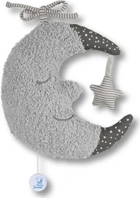 Sterntaler Spieluhr groß Mond Baylee 21cm grau