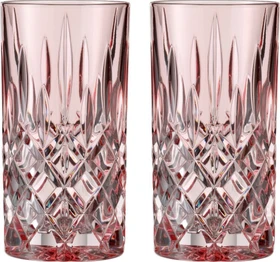 Nachtmann Noblesse Longdrinkglas rose, 2 Stück