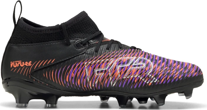 Puma Future 8 Match FG/AG puma black/puma white/glowing red (Junior)