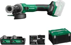 Hikoki G1813DEWQZ Akku-Winkelschleifer inkl. Koffer + 2 Akkus 5.0Ah