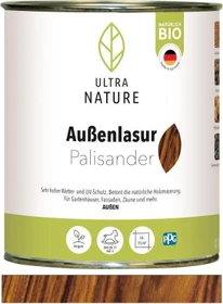 Ultra Nature Außen-Lasur palisander, 750ml