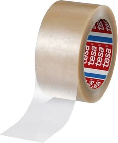 tesa tesafilm 4124 PVC Klebeband transparent, 50mm/66m, 1 Stück