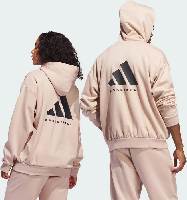 adidas Basketball Hoodie ash pearl