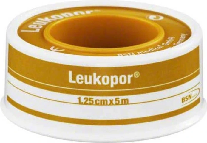 BSN medical Leukopor Fixierpflaster, 1.25cm x 5m, 1 Stück