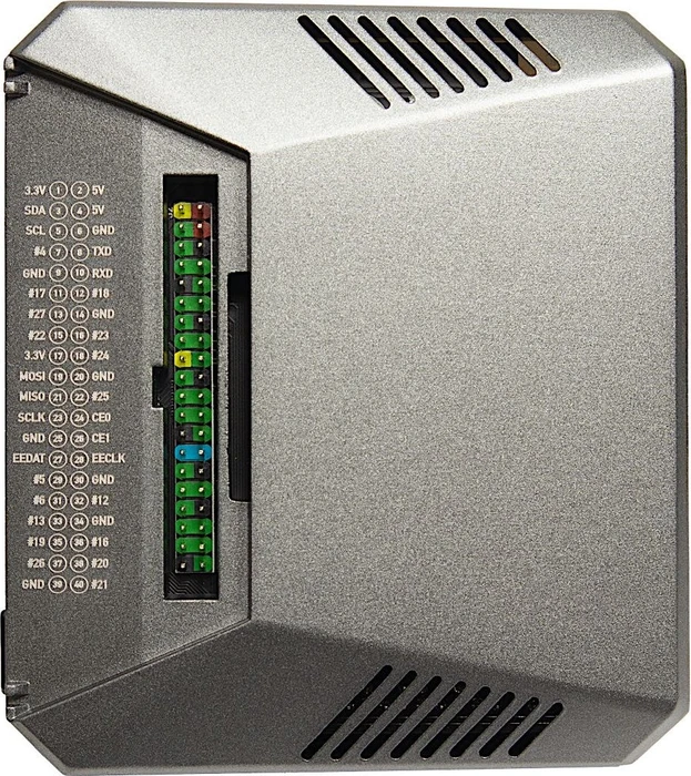 Inter-Tech ODS-727 Case für Raspberry Pi 4, schwarz