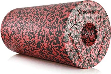 Bodymate Standard Mittel-Hart 30x15cm Faszienrolle schwarz/pepper red