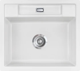 systemceram Bela 57 F Einbau Becken mittig satin