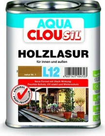CLOU L12 Aqua CLOUsil Holz-Lasur natur, 750ml