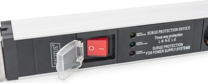 Digitus 19" Steckdosenleiste, 1HE, 5-fach, 230V, 2m