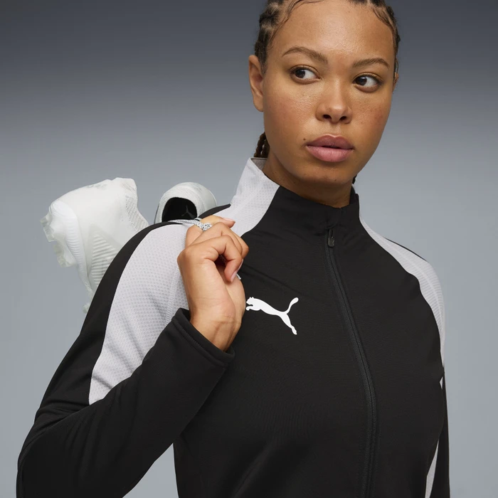 Puma individualRISE Trainingsanzug puma black/puma white/cool light gray (Damen)
