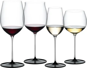 Riedel Fatto A Mano Black Tie Tasting Gläser-Set, 4-tlg.