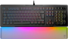 Turtle Beach Vulcan II Max, schwarz, LEDs RGB, TITAN II OPTICAL RED, USB, DE (TBK-1001-02-DE)