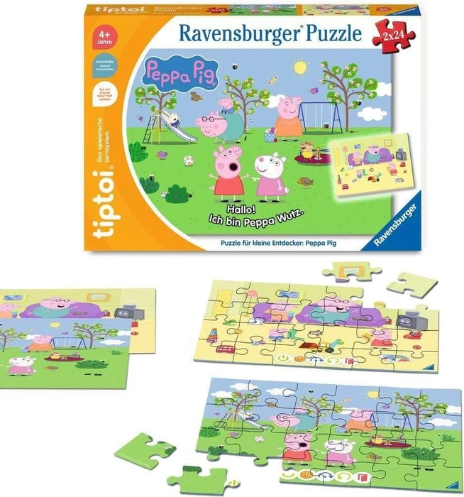 Ravensburger tiptoi Puzzle: Puzzle für kleine Entdecker: Peppa Pig