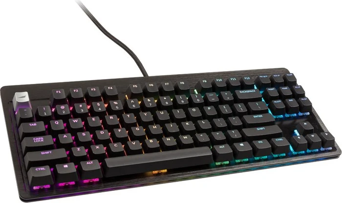 Mountain Everest Core Midnight Black, TKL, LEDs RGB, Gunmetal Gray, MX SILENT RGB RED, USB, US