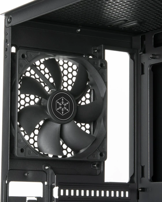 SilverStone Fara R1 V2, schwarz, Glasfenster