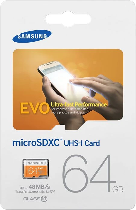 Samsung EVO R48 64GB, UHS-I, Class 10
