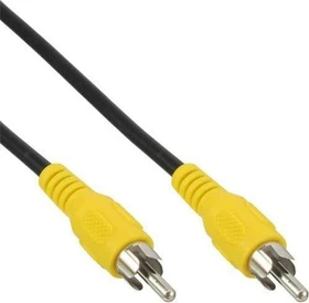 InLine Cinch Kabel 1m gelb (89937C)