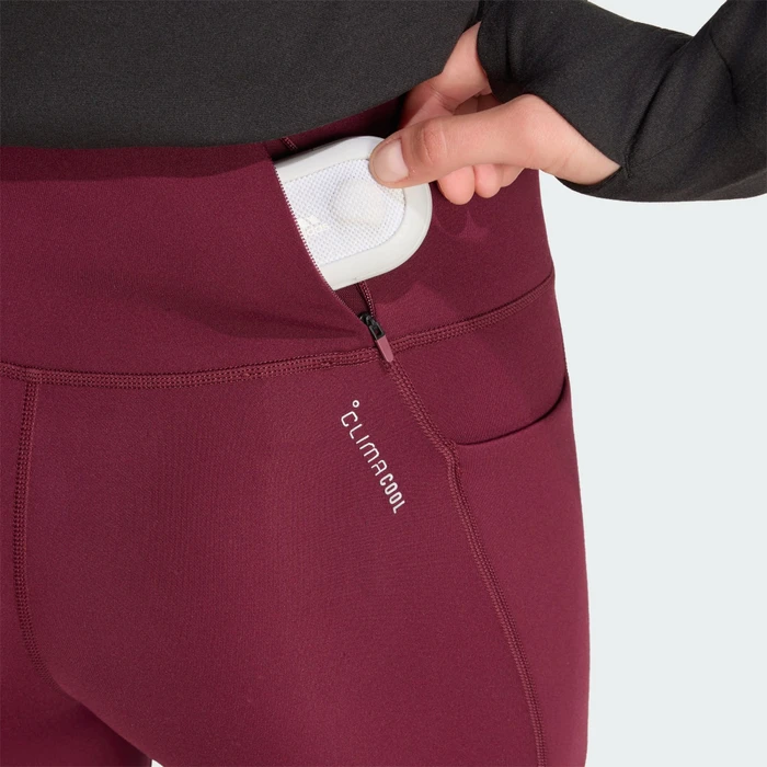 adidas Adi365 Climacool Running Tights Laufhose kurz maroon (Damen)