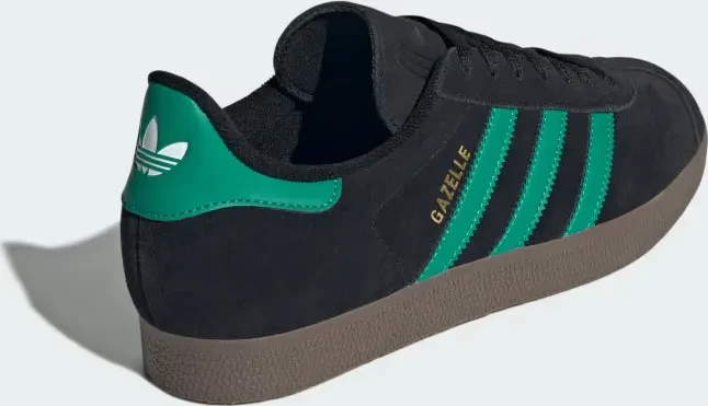 adidas Gazelle core black/court green/cloud white (Herren)