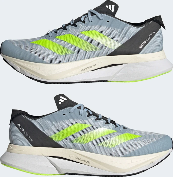 adidas Adizero Boston 12 wonder blue/lucid lemon/carbon (Herren)