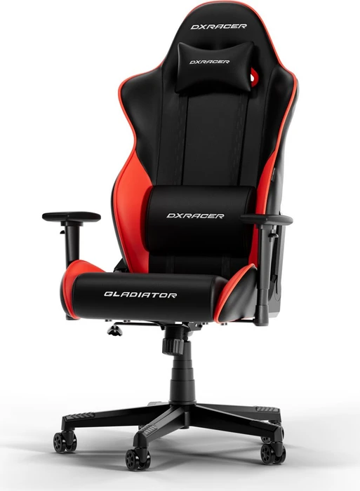 DXRacer Gladiator L Series Gamingstuhl, schwarz/rot