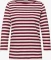 Street One Gestreiftes Shirt langarm truffle red (Damen) Vorschaubild