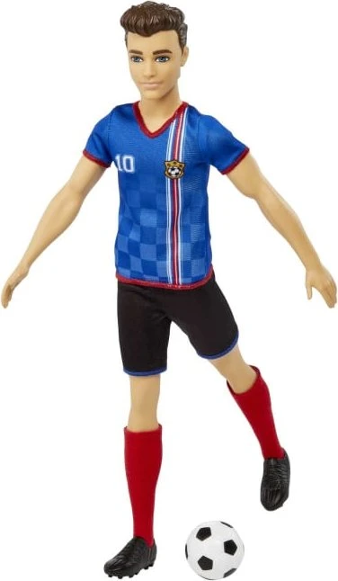 Mattel Barbie - Ken Ich wäre gern... Fußballspieler brünette Haare