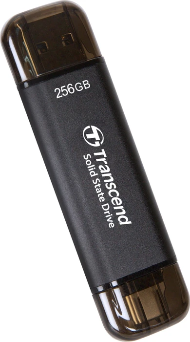 Transcend ESD310C 256GB Black, USB-A + USB-C, USB 3.2 Gen 2×1