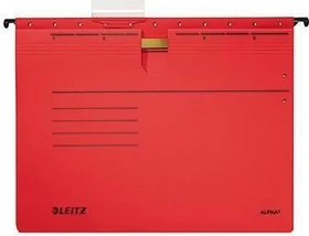 Leitz Alpha Hängehefter, A4, rot, 25er-Pack